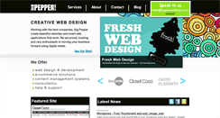Desktop Screenshot of bigpepperdesign.com